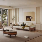 High Quality Factory Price Sofa Solid Wood Frame Office Furniture Modern Sofa Set Luxury Design Leather Office Sofa - Image 2