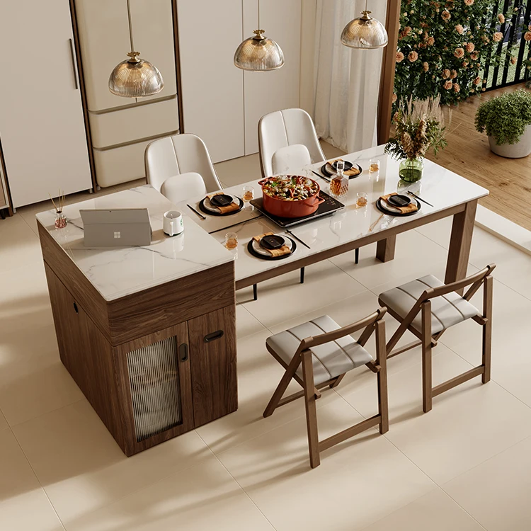 H05844a8055204a1f96dbe9aea33ab248k.webp Modern Solid Wood Workbench Office Desk Commercial Tea Table Modular Conference Tables Home Office Dining Table - Image 1