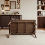 Exquisite High-grade Wooden Dining Table Villa Club Home Club Dining Chair Set Can Be Customized Export Restaurant Furniture - Image 2