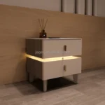 Solid Nightstands Modern Bedside Cabinets for Home Apartment for Bedroom Living Room Hotel Use Panel Wooden Furniture Storage