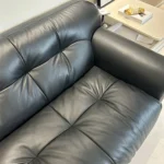 2024 Modern Genuine Leather Sectional Sofa Set for Hotel Apartment Living Room Furniture - Image 5