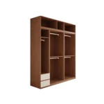 Modern High Quality Bedroom Furniture Natural Color Wardrobe Closet for Home & Villa Versatile Living Room Use - Image 3