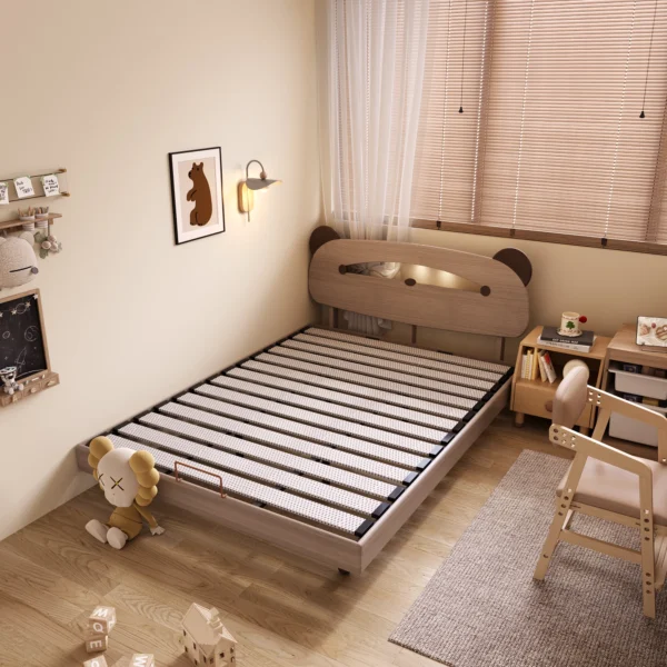 Nordic All Solid Wood Bed Modern Fashion Simple Bedroom Furniture Children Bed No reviews yet 9 sold