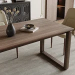 Modern Luxury Italian Style Tables Rectangular Square Dining Table Set 6 Seater Dining Tables - Image 2