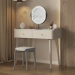 Italian 2025 New Model Minimalist Dressing Table Modern MDF Light Luxury High-End Makeup Desk Integrated Chest Drawers for Home - Image 2