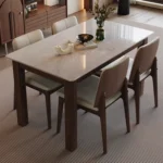 Luxury Modern Wooden Dining Table Set for Restaurant Kitchen Dining Room Apartment Living Room Available on Sale - Image 2