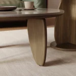 Modern Style Natural Solid Wood Coffee Table for Living Room Home Furniture - Image 2