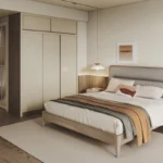 Jiageyi Modern Bedroom Customized  Small 3 Door Wardrobes Bedroom Closet Designs  Solid Wood Storage Clothing Almirah Wardrobe - Image 4