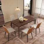 Modern Luxury Customizable  Wooden Panel Overlength Dining Table for Home Restaurant Direct Factory - Image 3