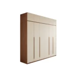 Customized Modern Melamine Wardrobe for Bedroom Solid Wooden Closet TV Stand Practical Clothing Storage Design for Living Room - Image 2