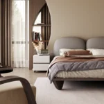 Small Spaces Night Stand Bedside Tables White Bedside Night Table with Drawers Buy in Dubai - Image 3