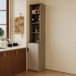 VIC Large Capacity Nordic Modern Corner Wooden Storage Cabinet for Home Furniture Living Room Use