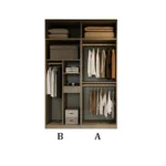 Wooden Luxury High Quality Wardrobe From China Bedroom Wardrobe Modern Bedroom White Simple Style Furniture Wardrobe - Image 3
