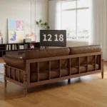 Factory Price Hot Sale Leather Sofa Luxury Leather Sofa Combination Simple for Living Room Sofa - Image 4