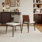 Luxury Classic Travertine Dining Room Furniture Wood Dining Table Dining Villa Hotel Handmade Can Be Customized - Image 4