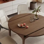 New Style Elegant Dining Table Set Home Furniture Wooden Kitchen Table - Image 3