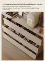 Bedroom Wooden Vanity Makeup Table Set Corner Vanity Desk Without Mirror Small White Dressing Table - Image 5