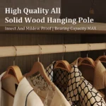 Modern Freestanding Wardrobe with Lockable Drawers and Hanging Rails Particleboard Bedroom Furniture for Home Use - Image 6