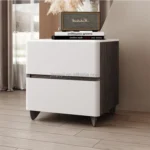 Small Spaces Night Stand Bedside Tables White Bedside Night Table with Drawers Buy in Dubai - Image 2
