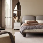 Home Furniture Customized OEM Living Rome Bedroom Storage Cabinet Nightstand Bedside Table Night Stand Beside Table - Image 2