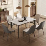 Modern Solid Wood Dining Table Set for Home Office Living Room Apartment or Hotel Solid Wooden Dining Room Furniture