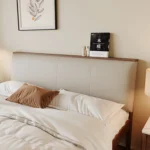 Modern Nordic Design Solid Wood Bed with Log Color - Image 5