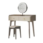 Italian 2025 New Model Minimalist Dressing Table Modern MDF Light Luxury High-End Makeup Desk Integrated Chest Drawers for Home - Image 3