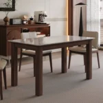 Luxury Modern Wooden Dining Table Set for Restaurant Kitchen Dining Room Apartment Living Room Available on Sale - Image 3