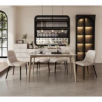 JGY Rectangle Dining Table Modern Design Solid Wood Furniture for Home Office Hotel and Apartment Wholesale Prices