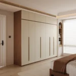 Customized Modern Bedroom Furniture Solid Wood Melamine Wooden Wardrobe for Living Room and Hotel Use