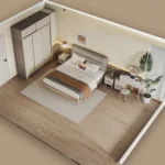 Jiageyi Modern Bedroom Customized  Small 3 Door Wardrobes Bedroom Closet Designs  Solid Wood Storage Clothing Almirah Wardrobe