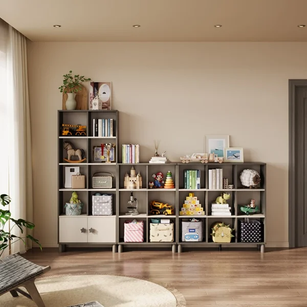 High-end Luxury Living Room Display Storage Bookcase Custom Bookcase Popular Bookshelf  Home Furniture Bookshelf for Children