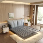 Soft Bedding Sets for Indoor Master Bedroom Queen Loft Apartment Residential Furniture Assembled Features - Image 5