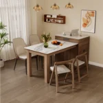 Modern Solid Wood Workbench Office Desk Commercial Tea Table Modular Conference Tables Home Office Dining Table - Image 5