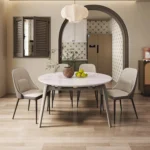 Solid Wood American Style Dining Table Cafe Table for Restaurant Furniture Use - Image 2