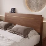 Solid Wood Modern Luxury Full-Size Bed Set king Size Bed Style Full Size Double Wooden Beds for Bedroom - Image 3