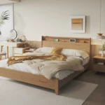 Custom High-End Solid Wood King-Size Bed Elegant European Modern Comfortable Double Bed Frame Home Use Bedroom Furniture - Image 5