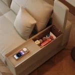 Top Selling Chesterfield Sofa Set 3 2 1 Seating Living Room Leather Sofa Set Beige White Color Leather Sofa - Image 4