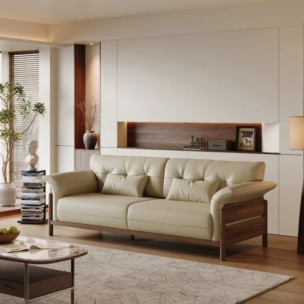 Modern Design Leather Living Room Furniture Cheap Home Light Sectional Luxury Furniture Sofa