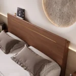 Solid Wood Modern Luxury Full-Size Bed Set king Size Bed Style Full Size Double Wooden Beds for Bedroom - Image 4