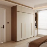 Customized Modern Bedroom Furniture Melamine Wardrobe and Living Room TV Stand Wooden Home Furniture for Hotels - Image 4