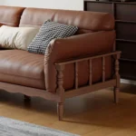 Factory Price Hot Sale Leather Sofa Luxury Leather Sofa Combination Simple for Living Room Sofa - Image 5