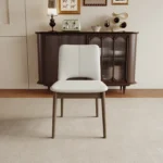 Luxury Classic Travertine Dining Room Furniture Wood Dining Table Dining Villa Hotel Handmade Can Be Customized - Image 5