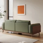 Living Room Northern Europe Minimalist Fabric Sofa Leather Lounge Arm Chair Home Furniture - Image 6