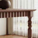 American Style Modern Design Antique Solid Wood Dining Table Chair Set for Home Office Restaurant Hotel Villa Dinning Furniture - Image 3