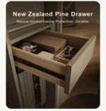 Modern Bedroom Customized  Small 3 Door Wardrobes Bedroom Closet Designs  Solid Wood Storage Clothing Almirah Wardrobe - Image 5