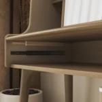 Jiageyi Home Furnishing Dressing Table with Light. LED Mirror. Makeup Table Set. Wooden Dressing Table with Drawers Family - Image 4