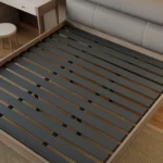 Modern Simple Design Hotel Bedroom Furniture Wholesale Price Solid Wood Frame Wooden Beds - Image 5