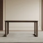 Hot Selling Modern Solid Wood Dining Table Living Room Dining Room Eating Table for Kitchen Home Furniture - Image 2