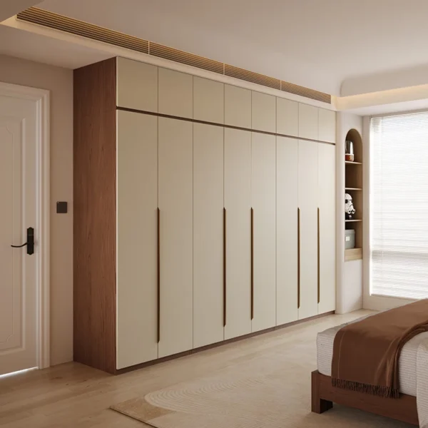 Modern Design Simple Wardrobe Bedroom Closet Cabinet White Walk in Closet Wardrobe